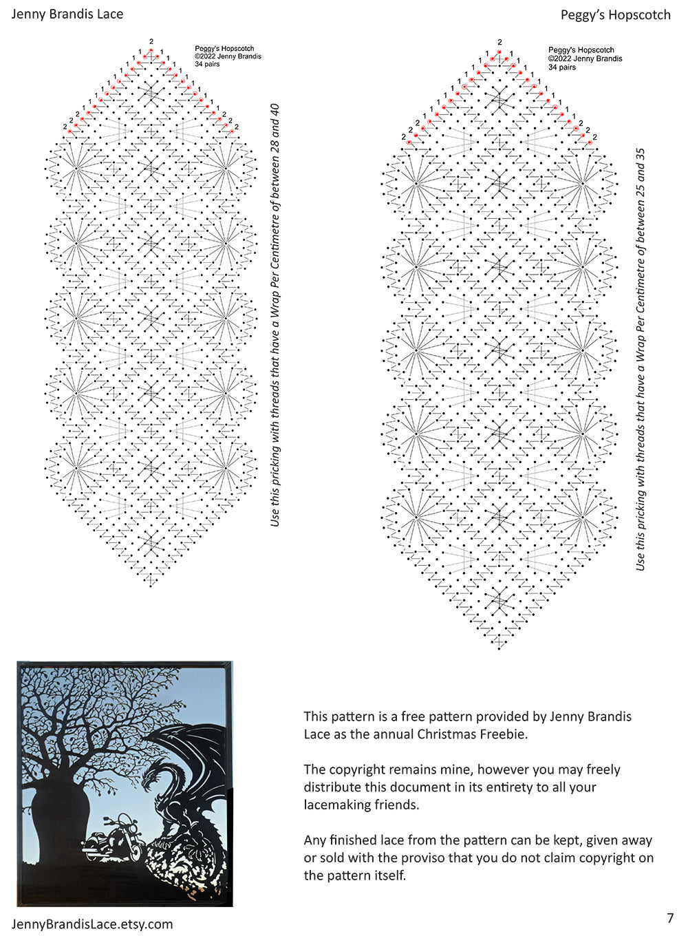 Free 2022 Peggy Hopscotch Bookmark