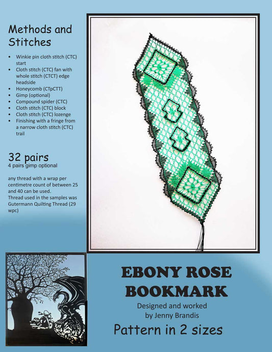 Ebony Rose Bookmark (DIGITAL FILE)