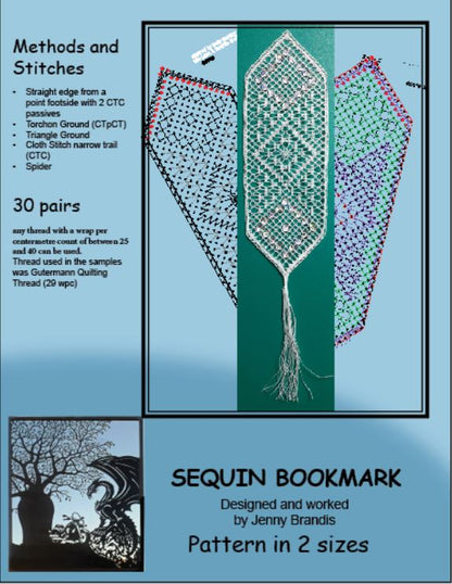 Sequins Bookmark (DIGITAL FILE)