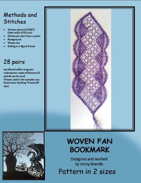 Woven Fan Bookmark (DIGITAL FILE)